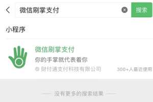 微信刷掌支付